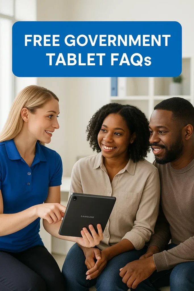 free government tablet faqs