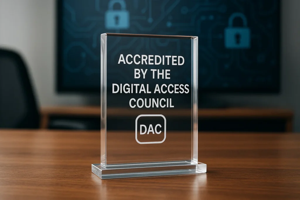 Accredited by the Digital Access Council DAC